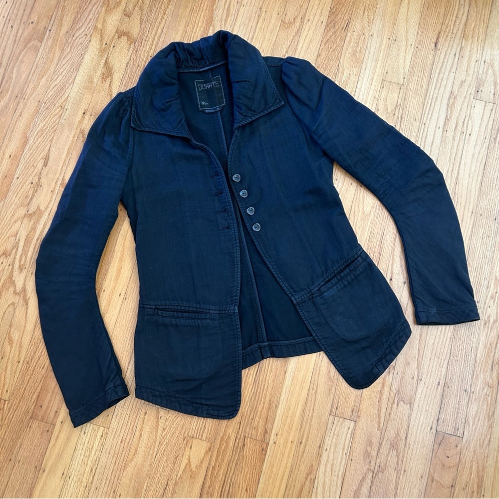 Duarte Black Cotton Jacket